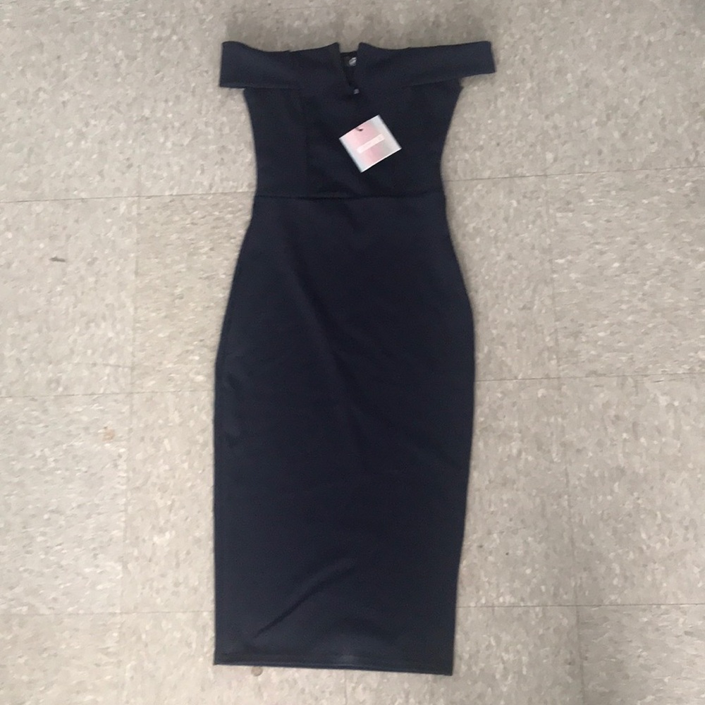 Missguided navy midi dress (2 different sizes)